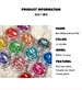 Metallic Glitter Solvent Resistant Flakes